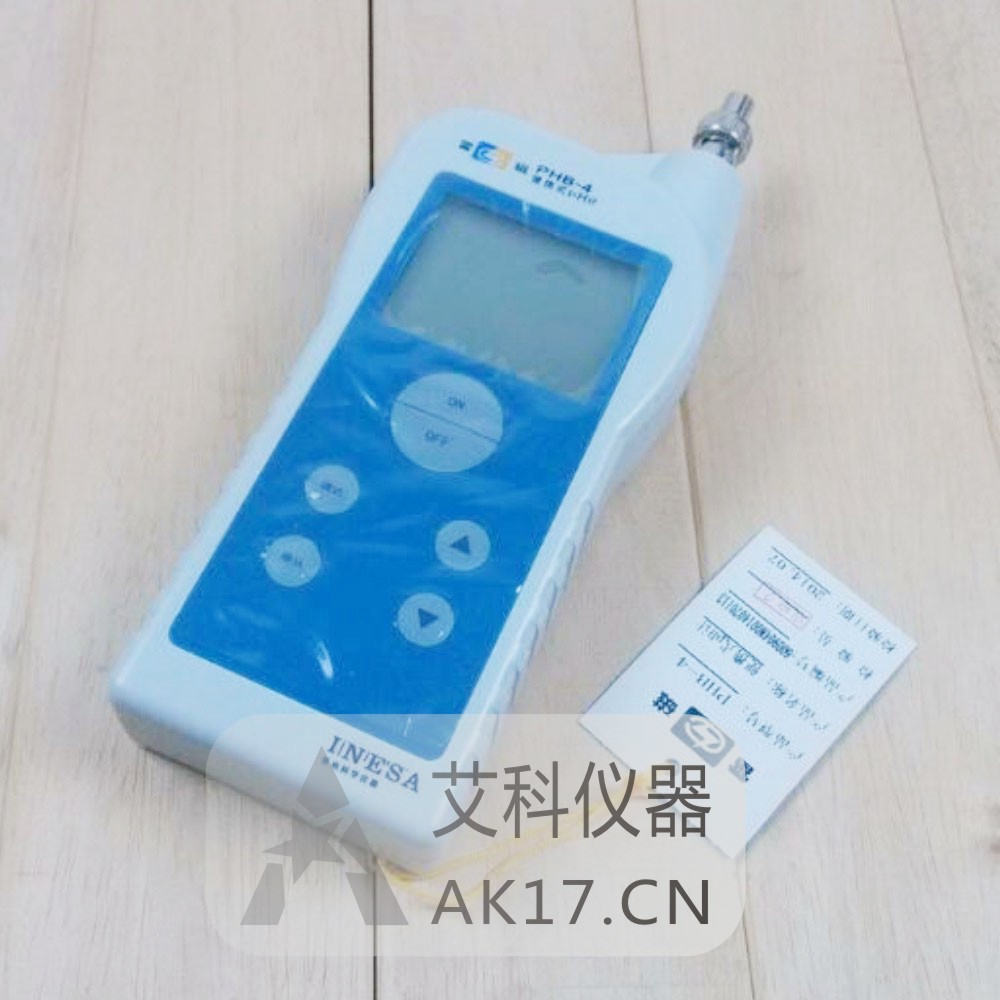 上海雷磁PHB-4便攜式PH計 酸度計ph值測試儀/檢測儀